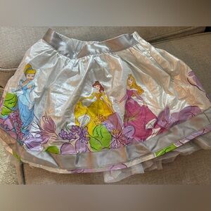 Disney Princess Silver Mini Skirt